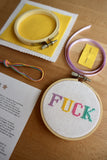 Craft Party Cross Stitch Kit | Hen Party Kit | Swear Words