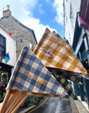 Hand Embroidered Sandcastle Flag