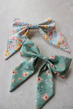 Handmade Fabric Hair Bow Barrette