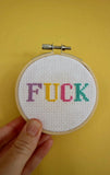 Custom Font Cross Stitch Kit