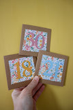 Custom Age Birthday Cards