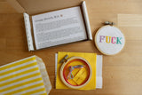 Tiny Swearing Cross Stitch Kit | C*nt