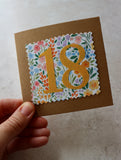 Custom Age Birthday Cards