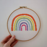 Rainbow Cross Stitch Kit