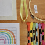 Rainbow Cross Stitch Kit