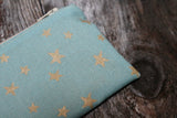 Blue and Gold Stars Coin Purse