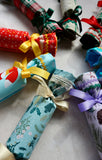 Festive Animals - Handmade Fabric Christmas Crackers