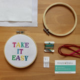 SALE Take it Easy Cross Stitch Kit