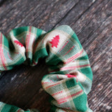 Christmas Tree Hair Scrunchie