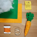 Make your own Felt Easter Decorations KIT | Bunny | Chick | Carrot
