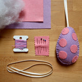 Make your own Felt Easter Egg Decorations KIT | Polka Dot