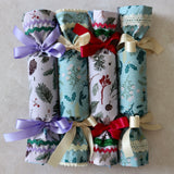 Blush Ferns - Handmade Fabric Christmas Crackers