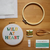SALE Wild at Heart Cross Stitch Kit