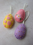 Make your own Felt Easter Decorations KIT | Polka Dot Easter Egg Bundle