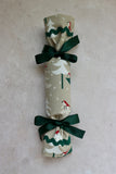 Christmas Trees and Robin - Handmade Fabric Christmas Crackers