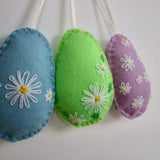 Make your own Felt Easter Decorations KIT | Daisy Easter Egg Bundle