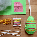 Make your own Embroidered Easter Egg Decorations KIT | Assorted Colours