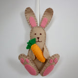Make your own Felt Easter Decorations KIT | Bunny | Chick | Carrot