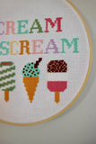 I Scream You Scream Cross Stitch Kit