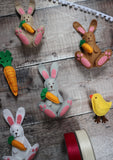 Make your own Felt Easter Decorations KIT | Bunny | Chick | Carrot