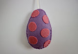 Make your own Felt Easter Decorations KIT | Polka Dot Easter Egg Bundle