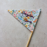 Hand Embroidered Sandcastle Flag