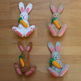 Make your own Felt Easter Decorations KIT | Bunny | Chick | Carrot